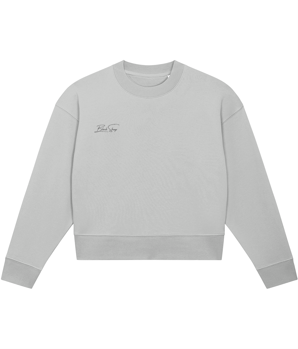 The BSC Ladies Signature Embroidered Cropped sweatshirt