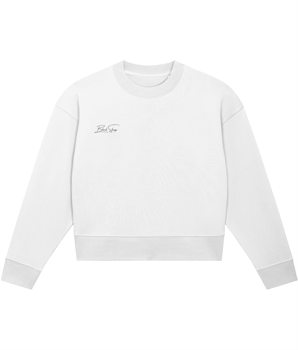 The BSC Ladies Signature Embroidered Cropped sweatshirt