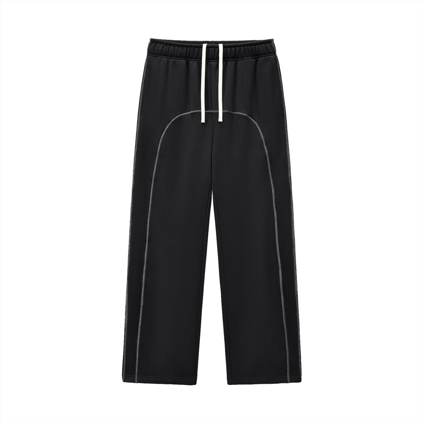 The Essential Contrast-Stitched Fleece Sweatpants