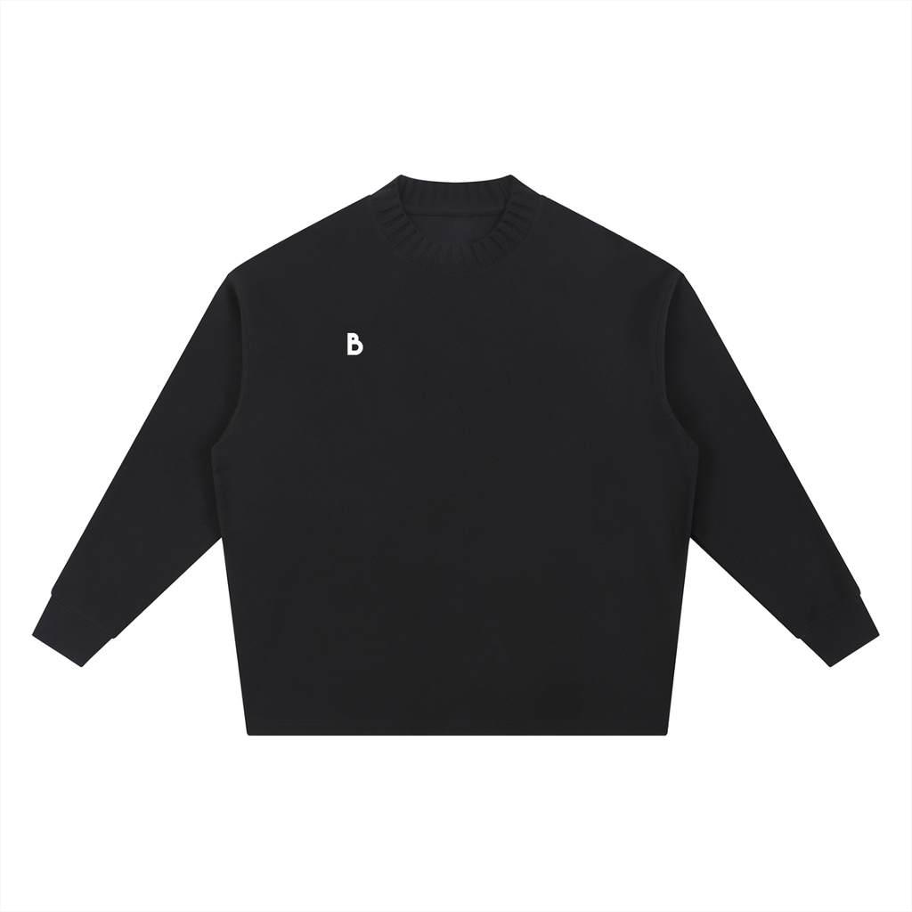 The Essential Knitted Round Neck Oversize Sweatshirt