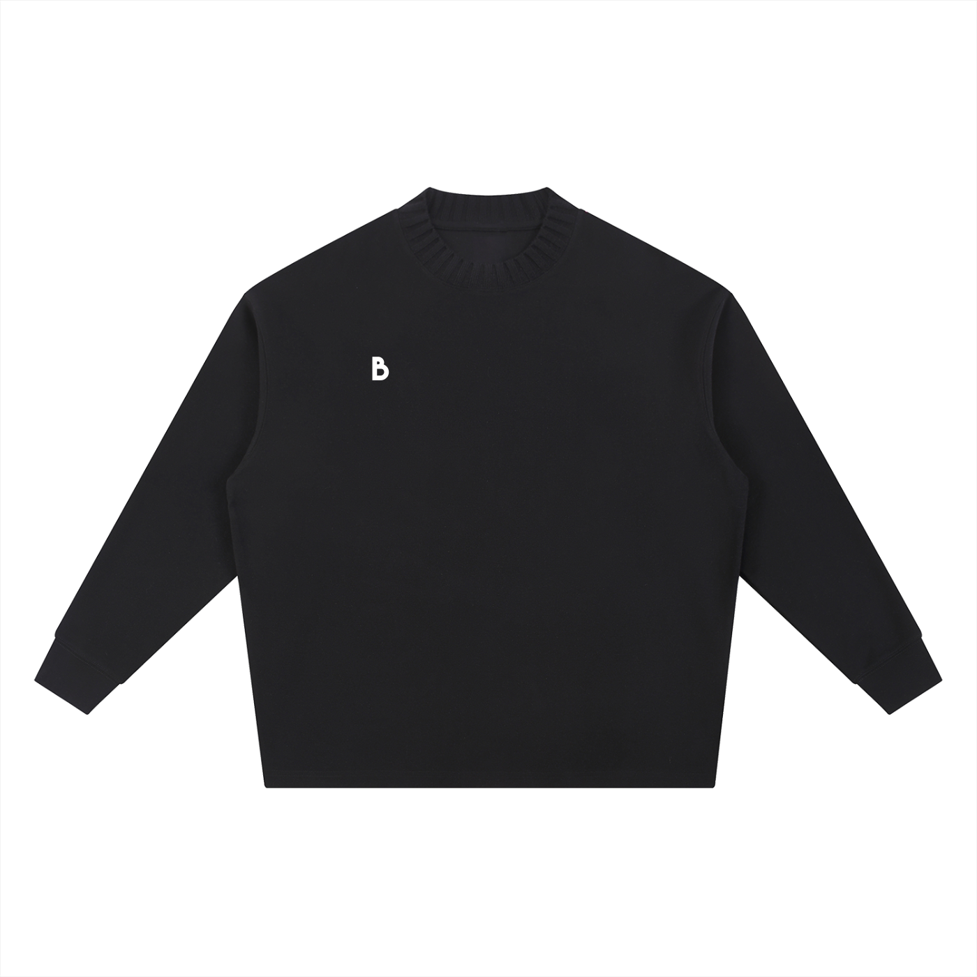 The Essential Knitted Round Neck Oversize Sweatshirt