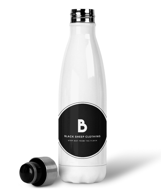 The BSC Black out Logo Cola Shaped Bottle