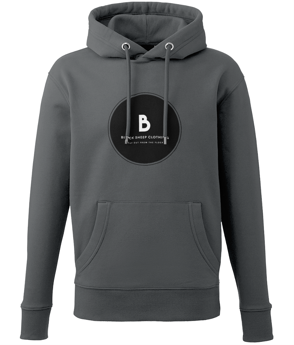 The Black out Logo Hoodie Black