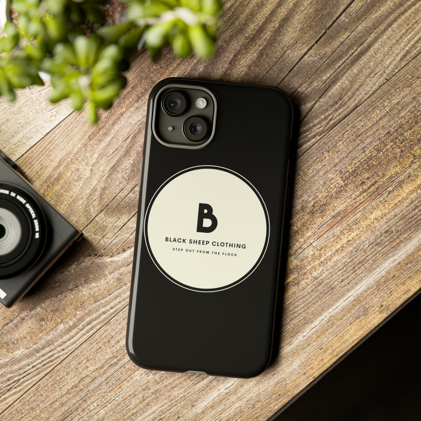 The BSC Original Cream logo Hard Phone case