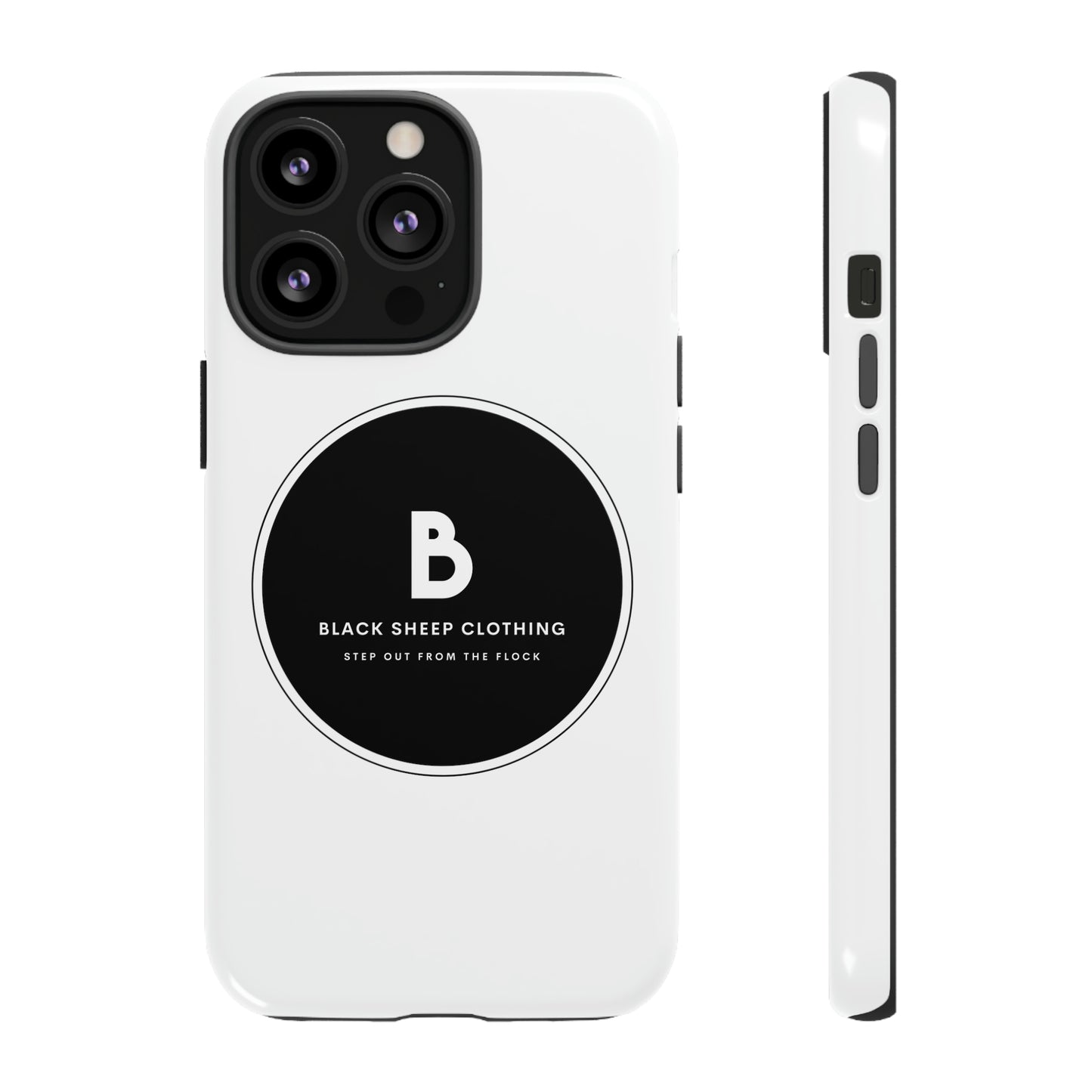 The BSC Black Out Logo Hard Phone case