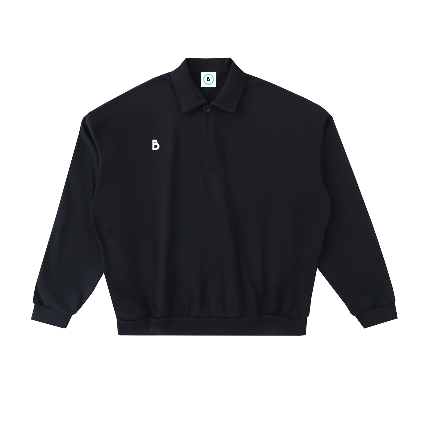 The Signature Heavyweight Fleece Polo Sweatshirt