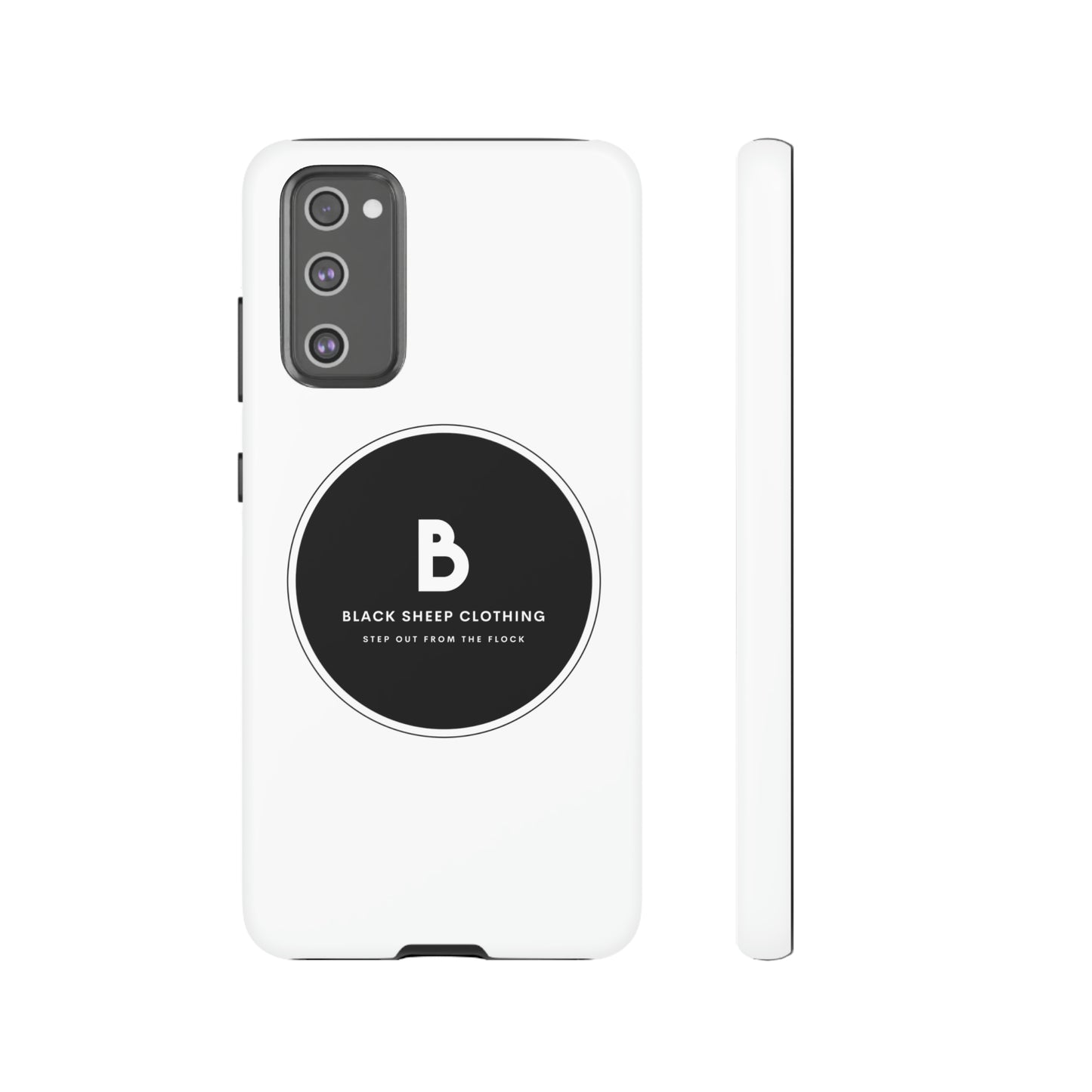 The BSC Black Out Logo Hard Phone case