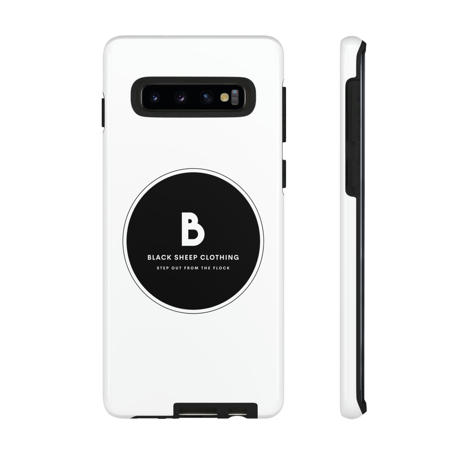 The BSC Black Out Logo Hard Phone case