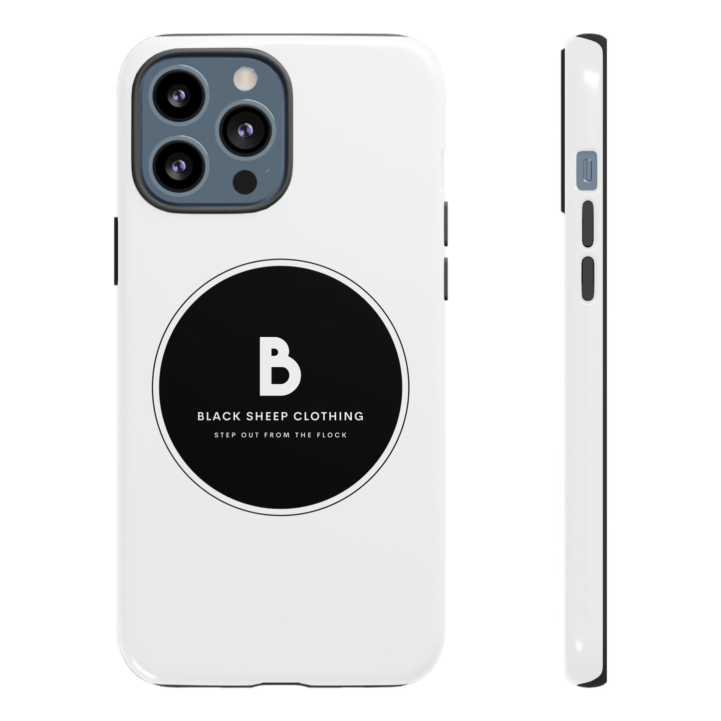 The BSC Black Out Logo Hard Phone case