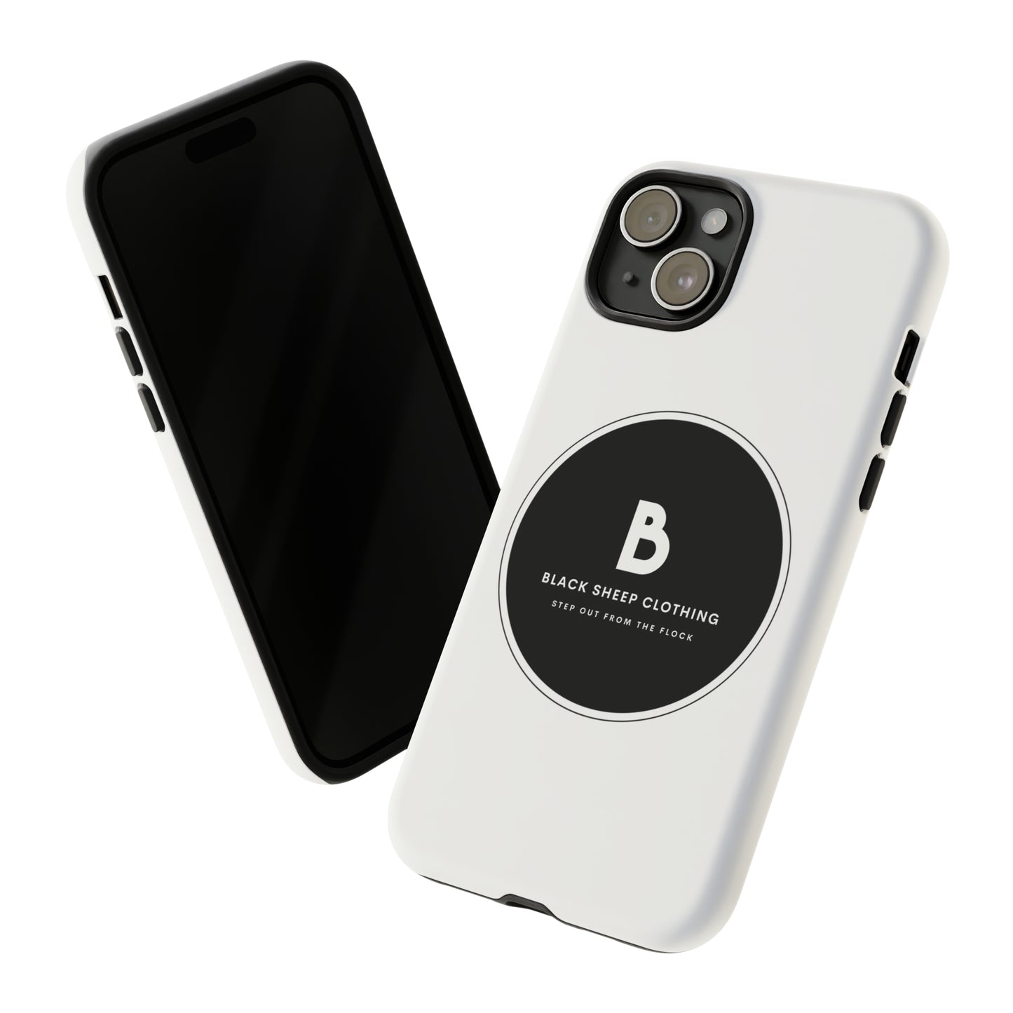 The BSC Black Out Logo Hard Phone case