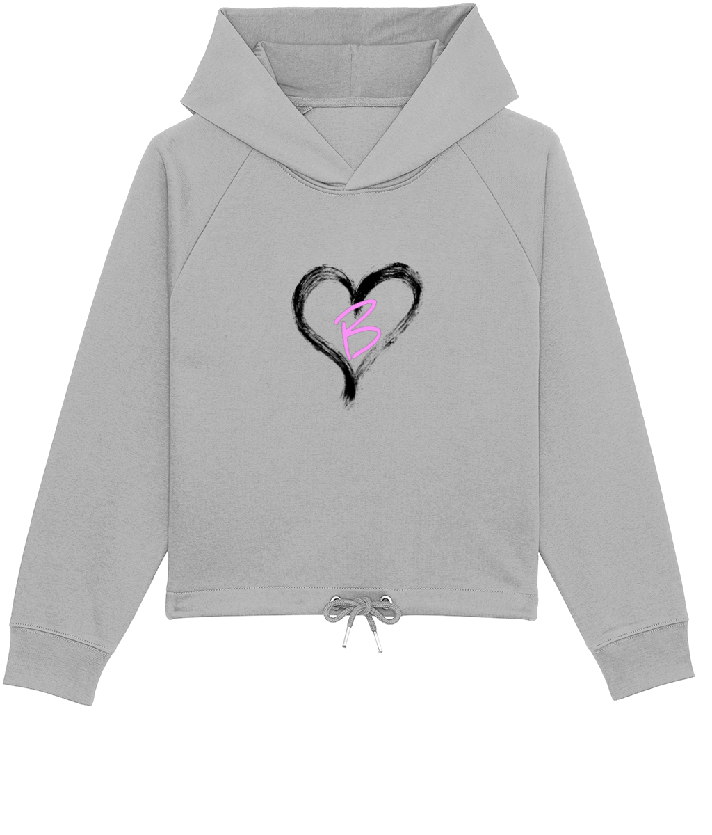 The Women's LOVE Cropped Hoodie