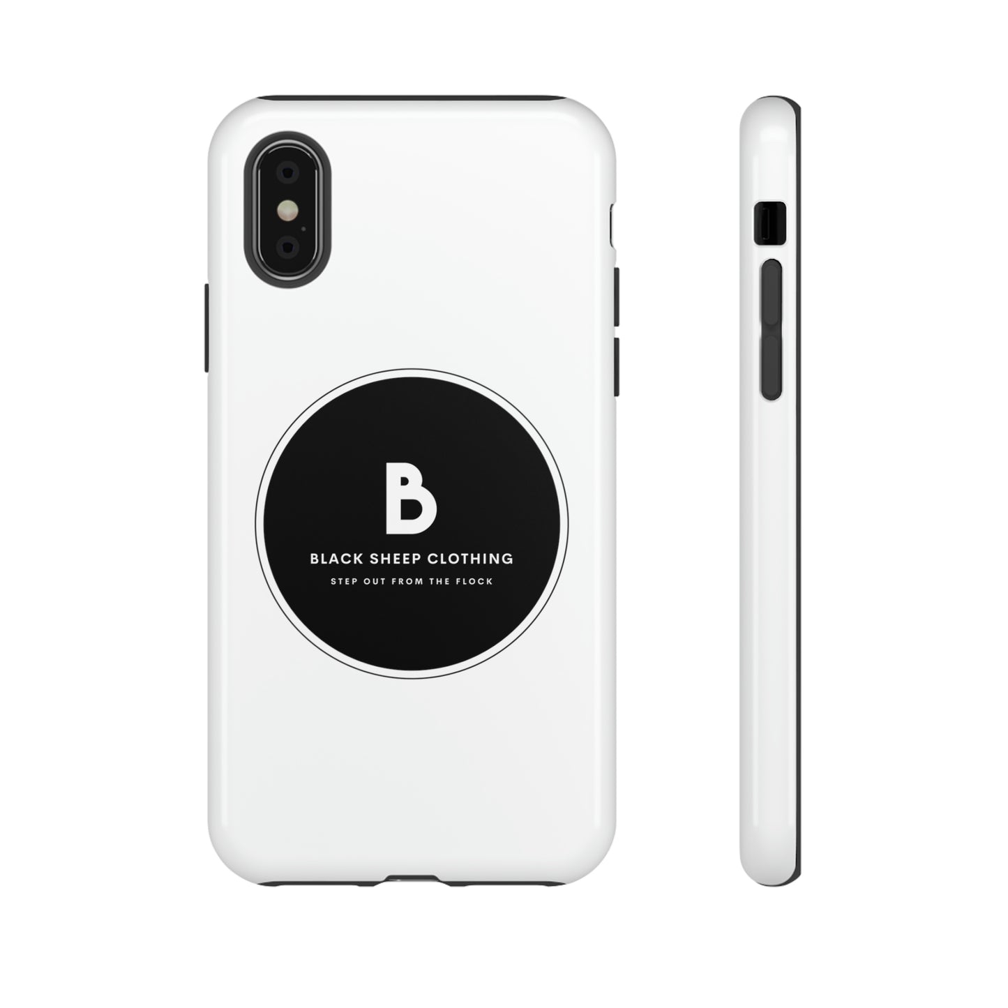 The BSC Black Out Logo Hard Phone case