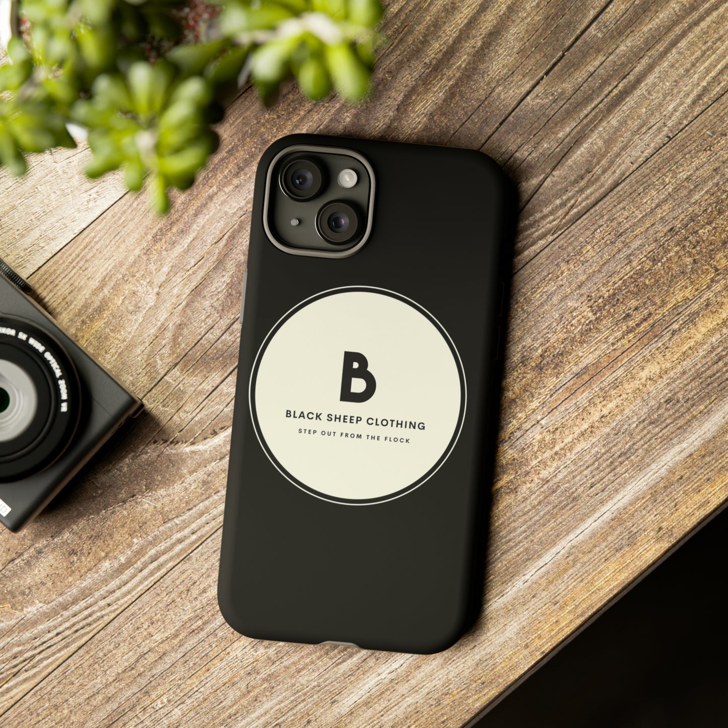 The BSC Original Cream logo Hard Phone case