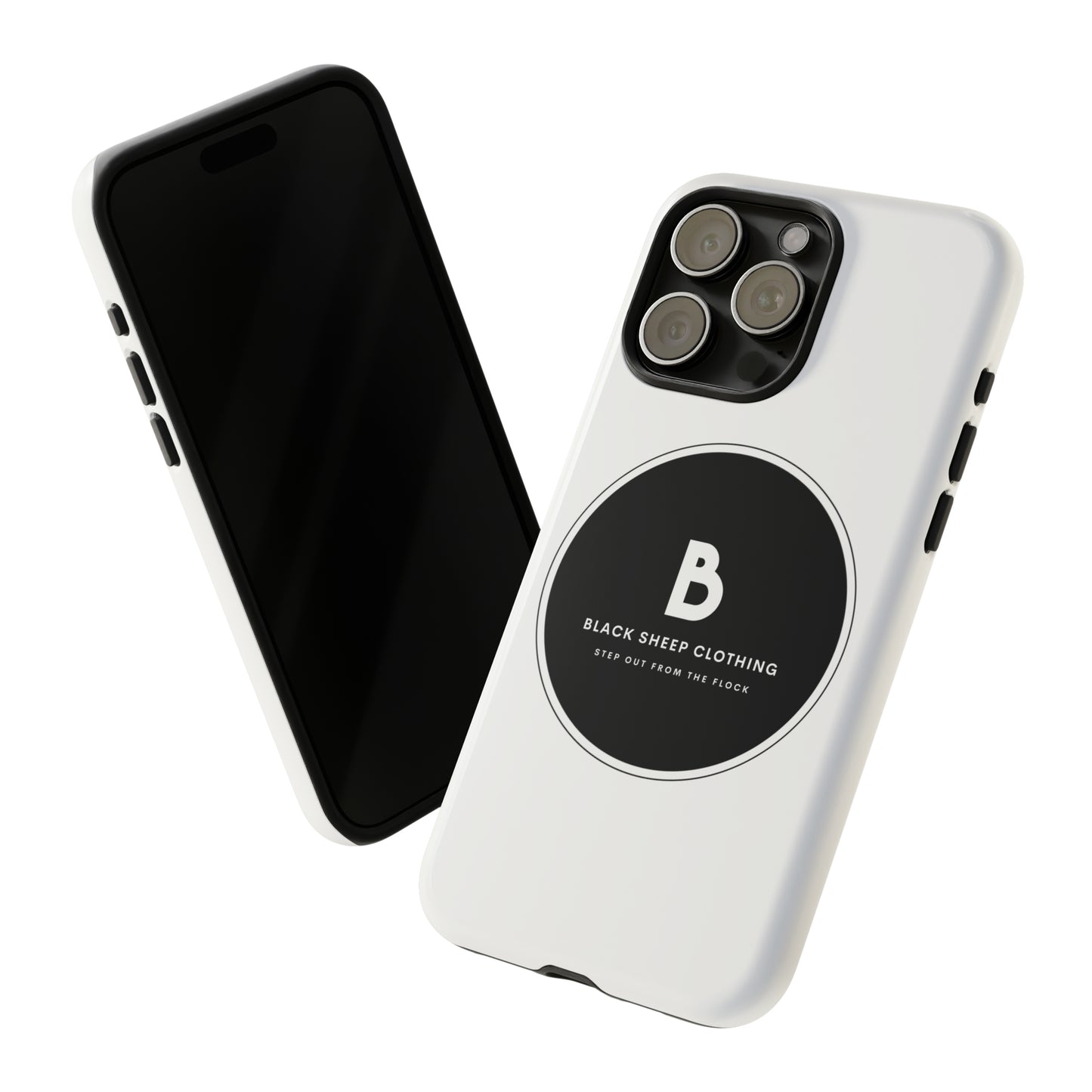 The BSC Black Out Logo Hard Phone case