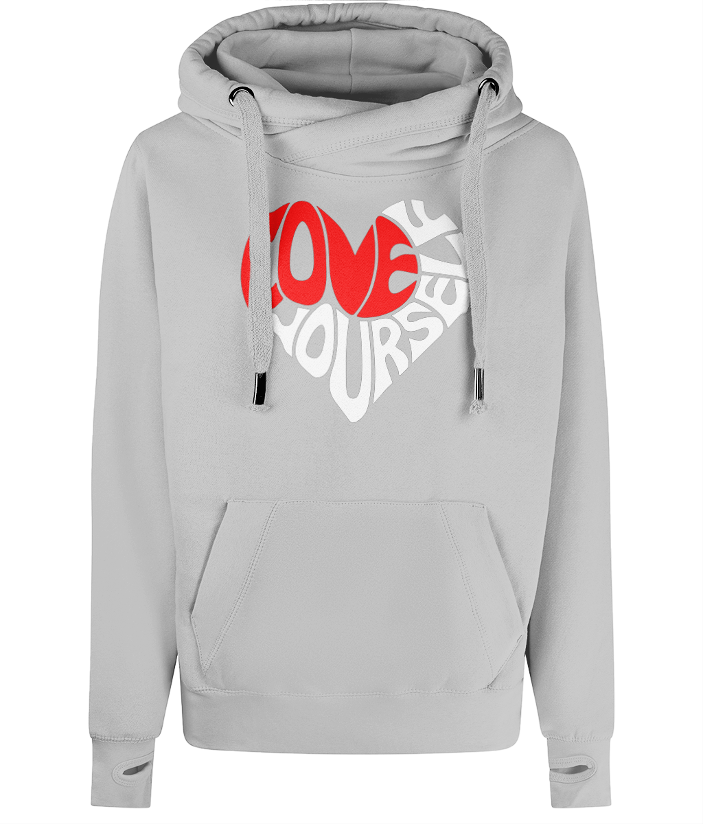 The BSC Adore Cross Neck Hoodie