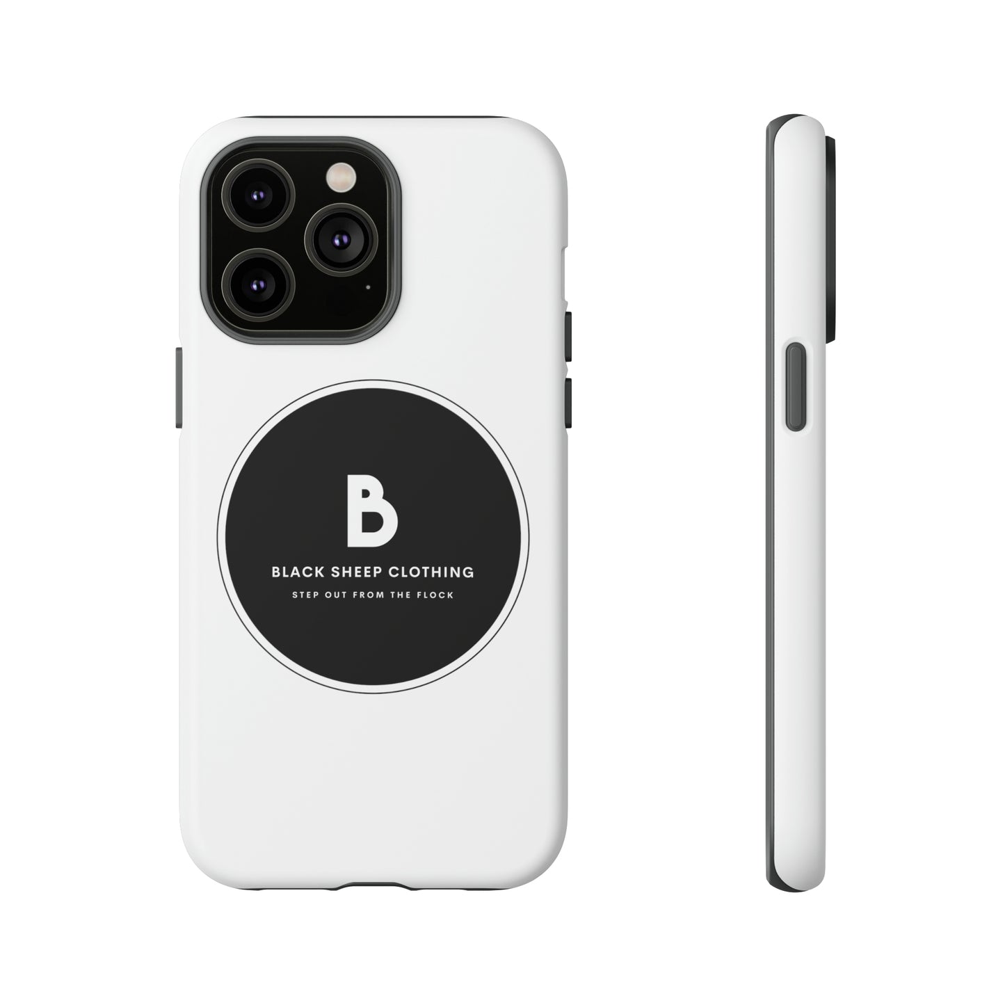 The BSC Black Out Logo Hard Phone case