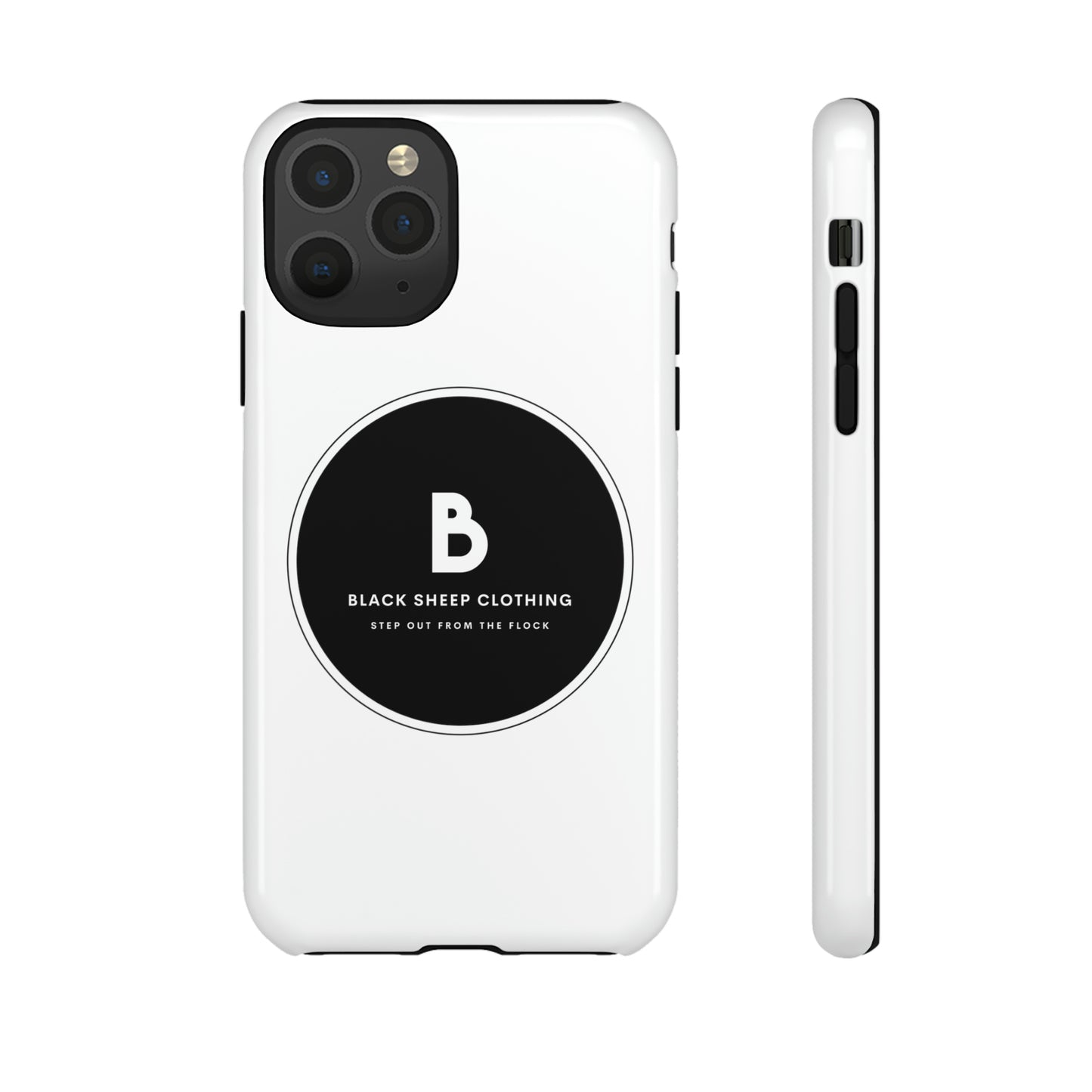 The BSC Black Out Logo Hard Phone case