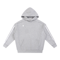 The Essential Contrast Tape Raw Edge Double Layered Hoodie