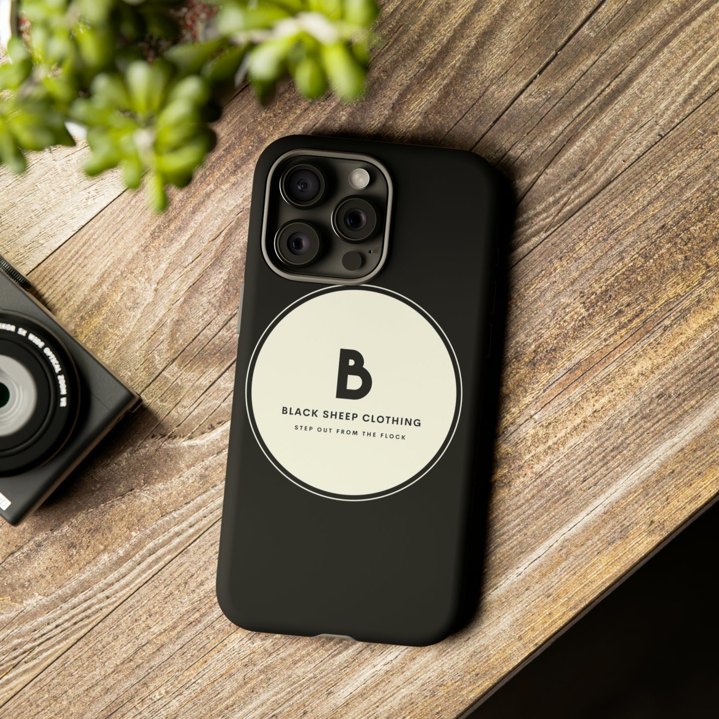 The BSC Original Cream logo Hard Phone case