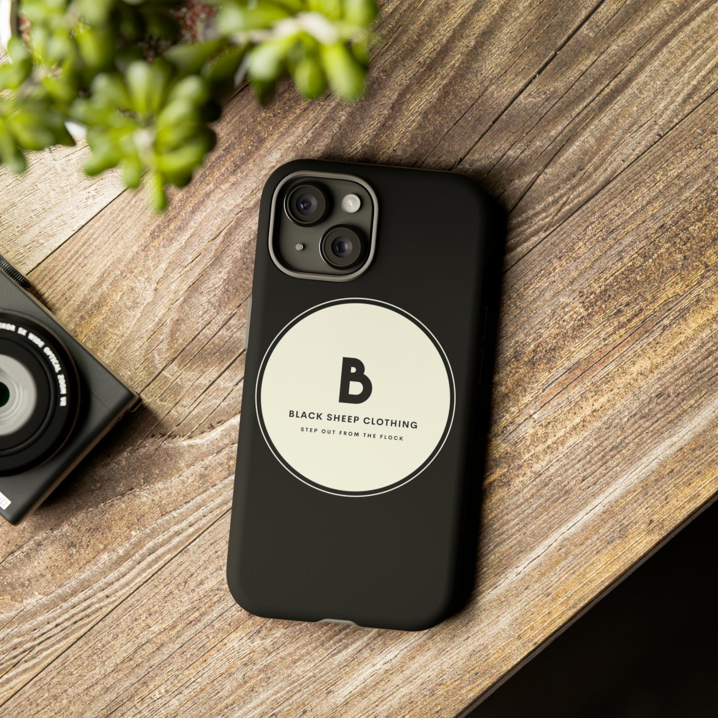 The BSC Original Cream logo Hard Phone case