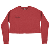The BSC Signature Embroidered ladies Cropped Sweatshirt