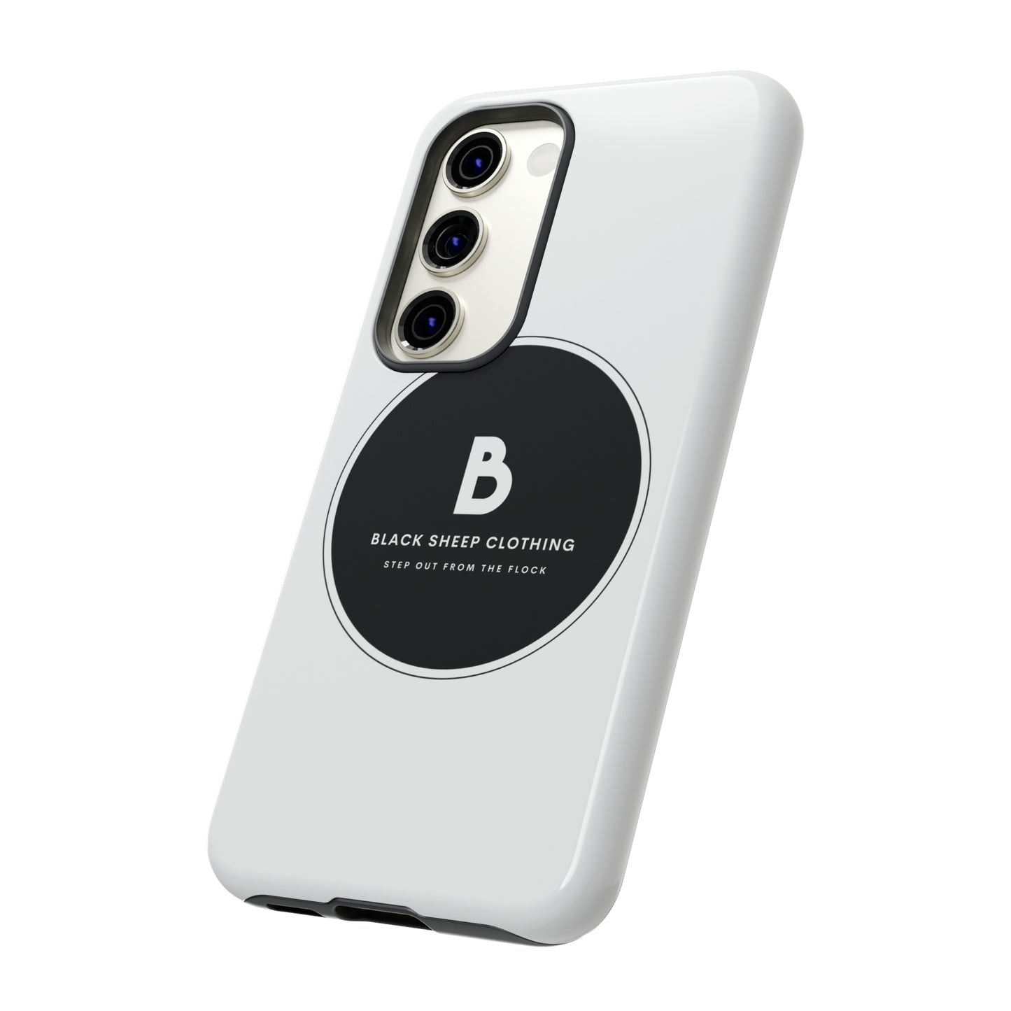 The BSC Black Out Logo Hard Phone case