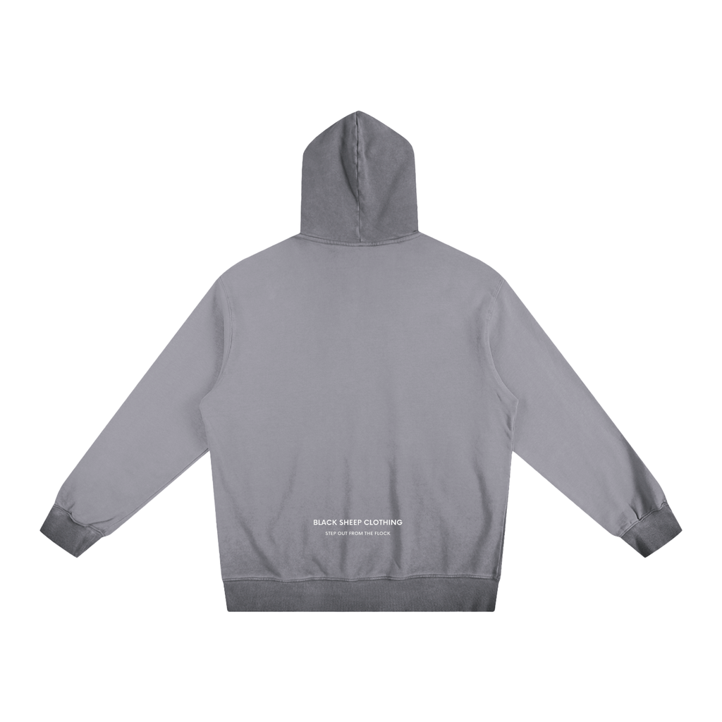 The Signature Ombre Stone Washed Colour pointed Hoodie