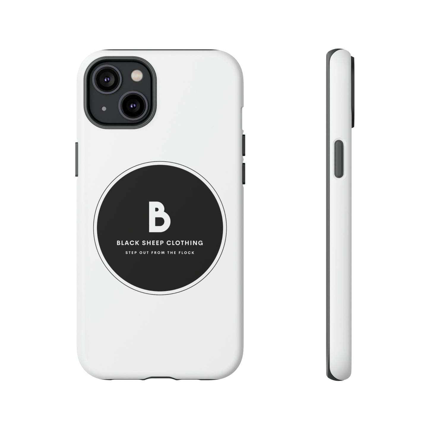 The BSC Black Out Logo Hard Phone case