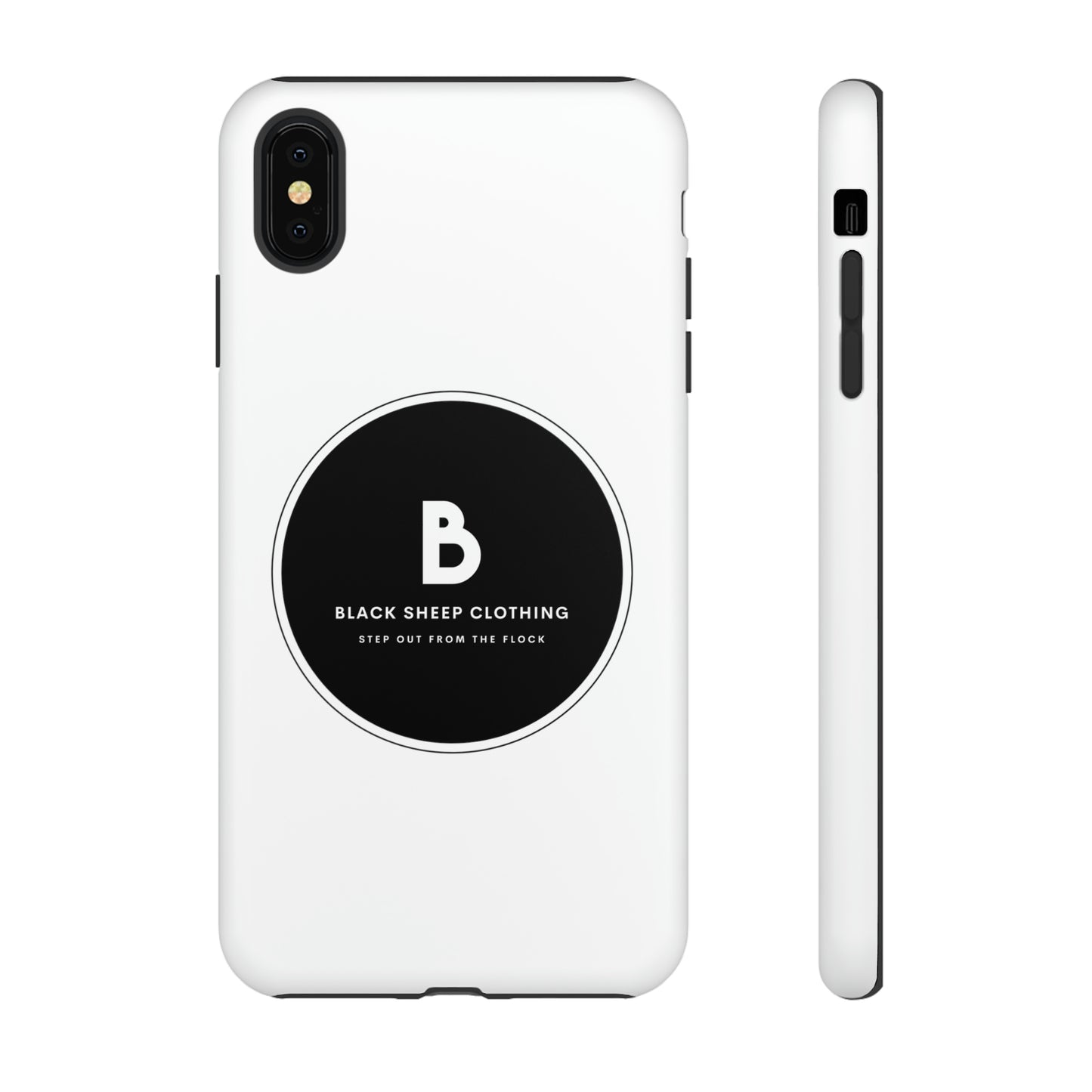 The BSC Black Out Logo Hard Phone case