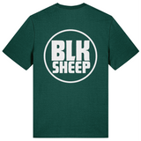 The BSC BLK Sheep Back Print White LOGO Tee