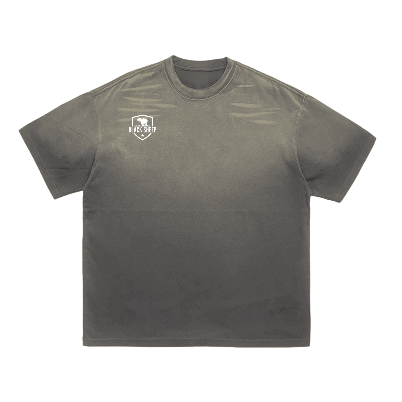 The OG Vintage Washed Tiger Stripes Dyed Gradient T-Shirt - 250 GSM