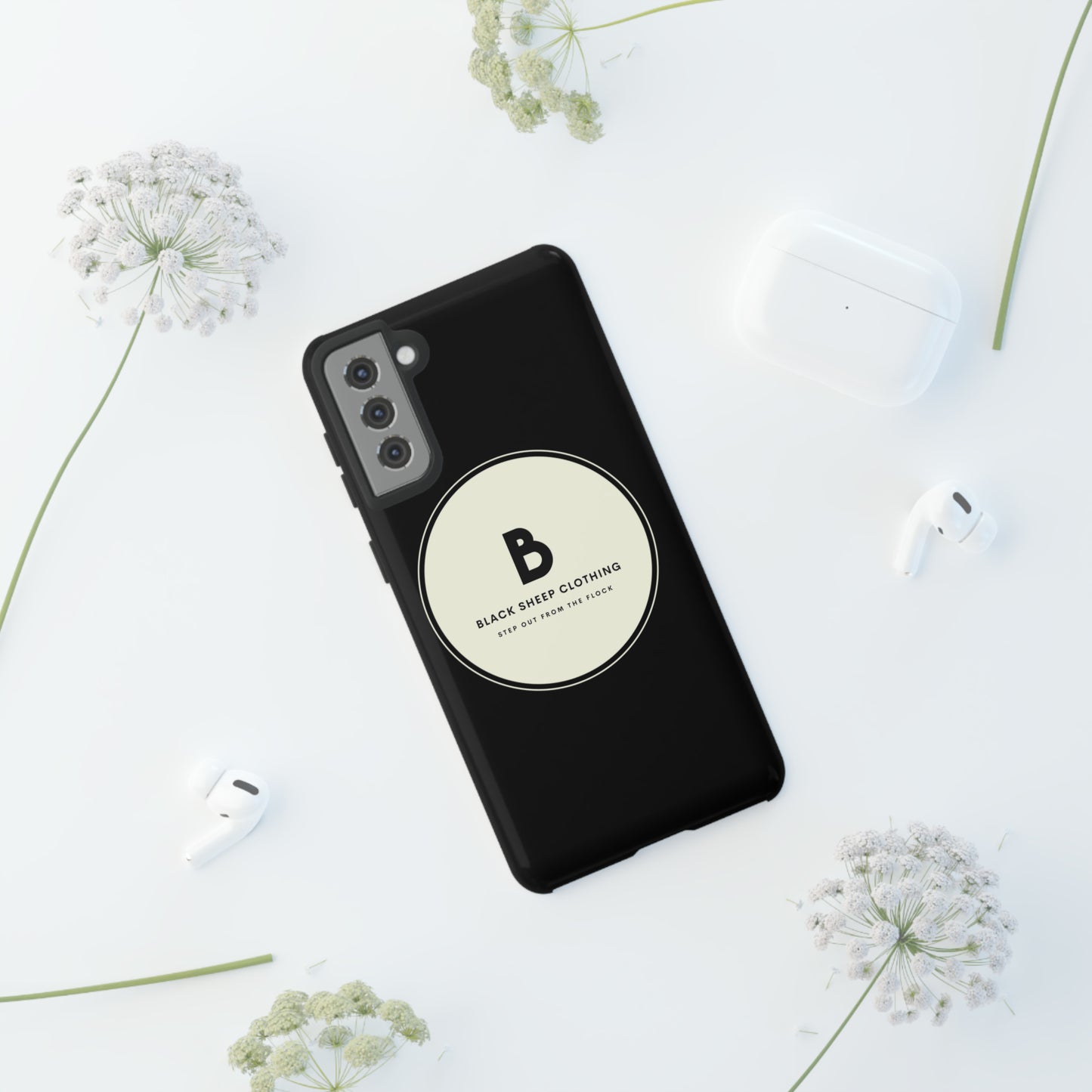 The BSC Original Cream logo Hard Phone case