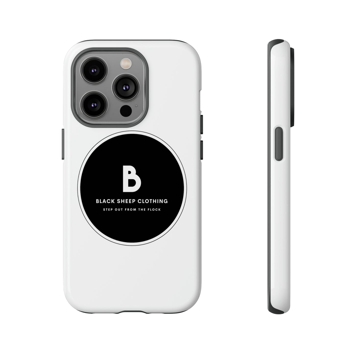 The BSC Black Out Logo Hard Phone case