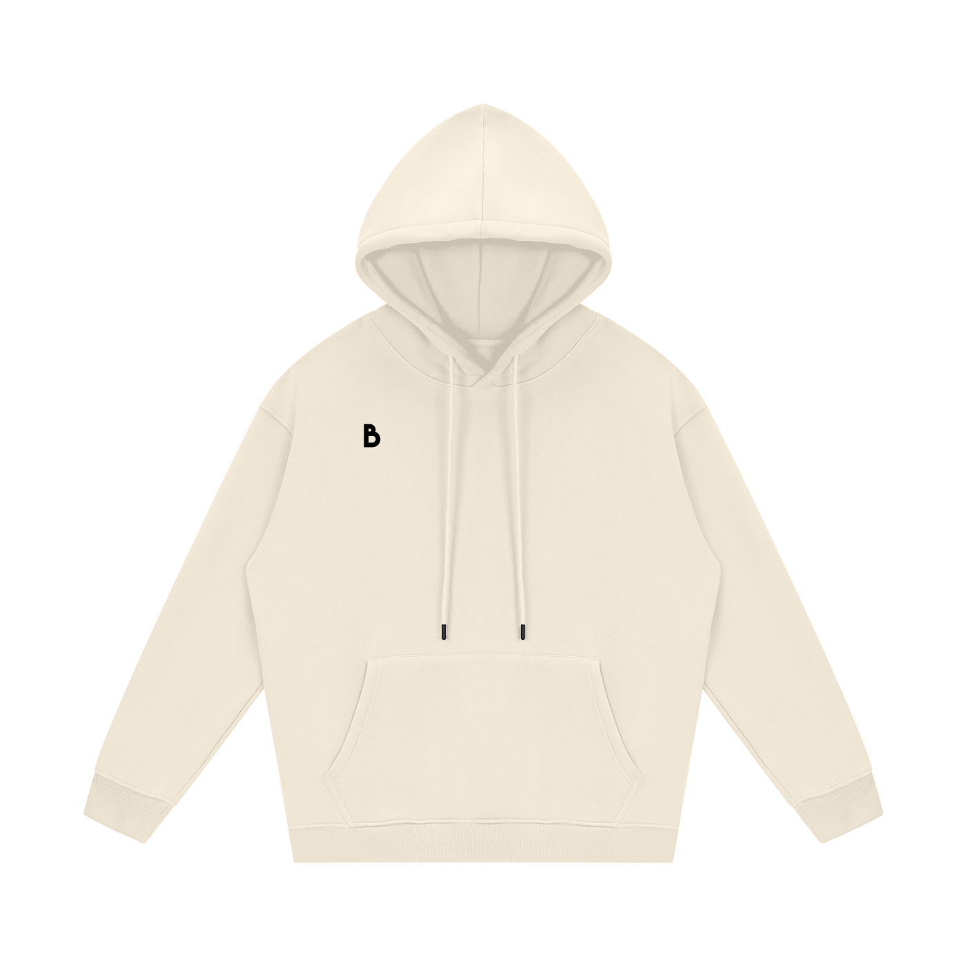 The Signature Thick Hoodie in Cream Apricot