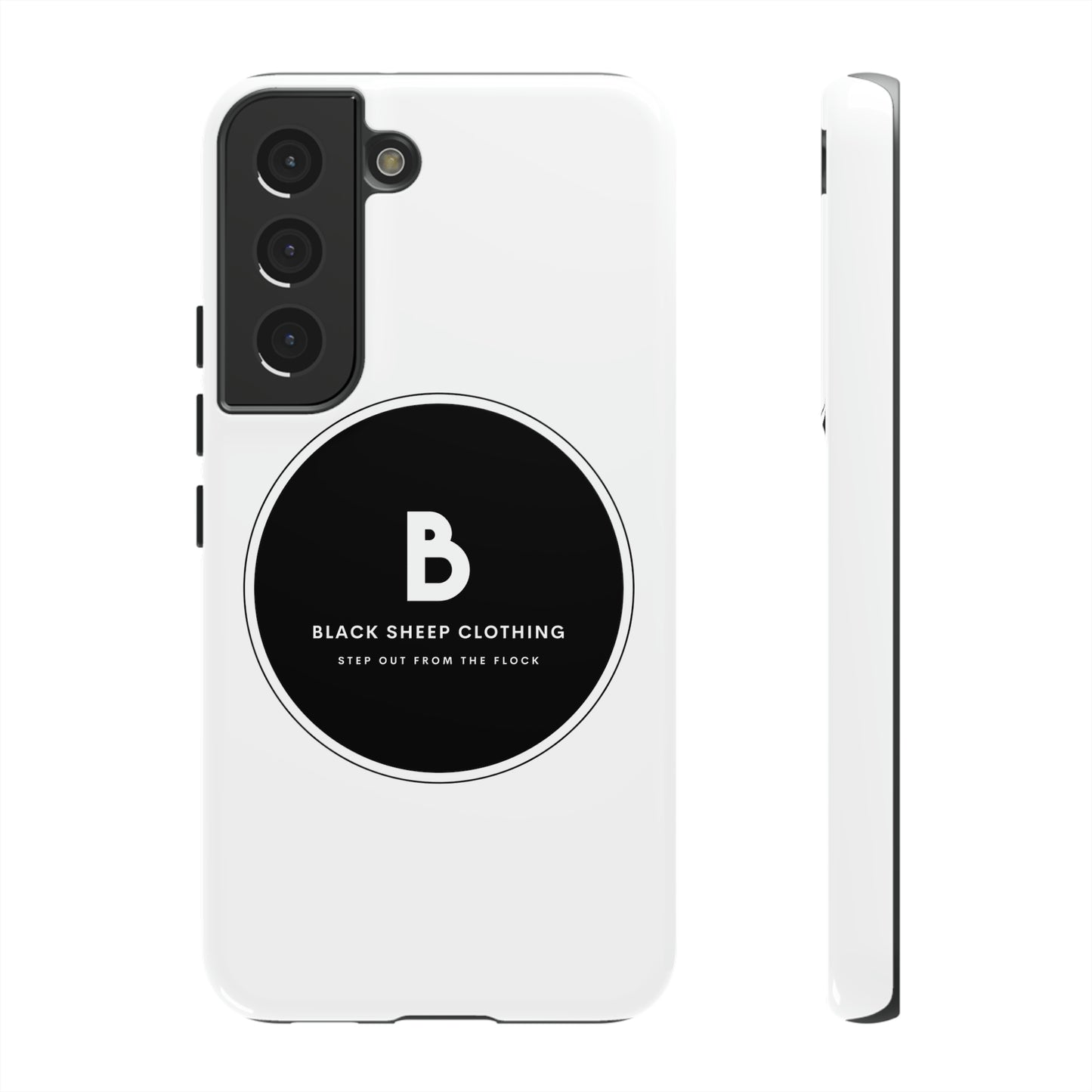 The BSC Black Out Logo Hard Phone case