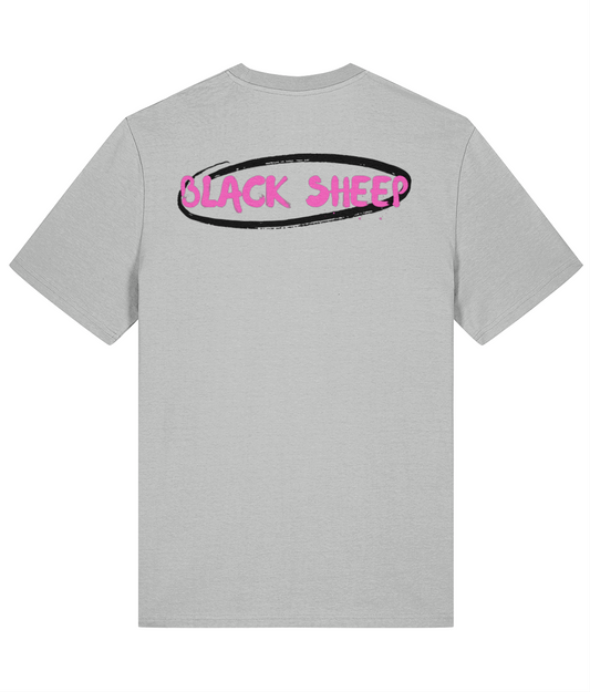 The BSC Pink Waterfall logo Tee (Back Print)