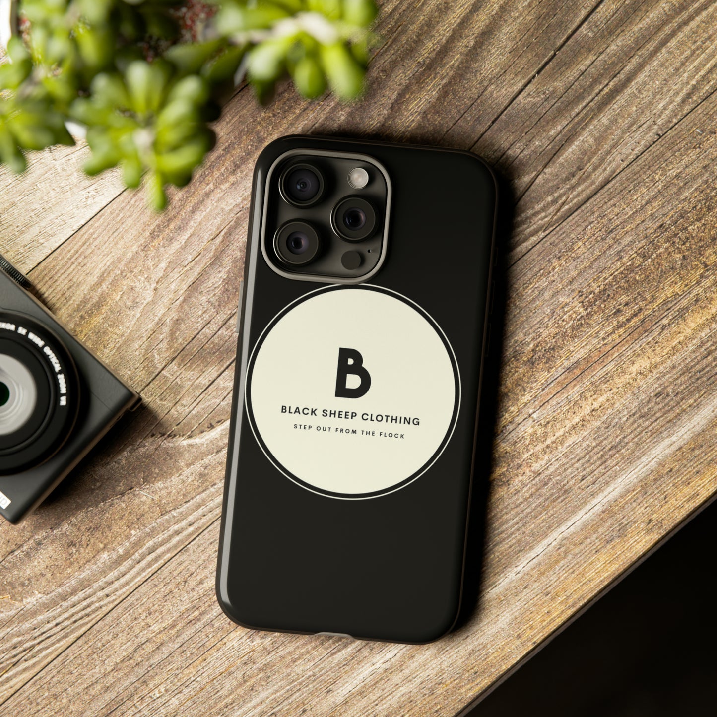 The BSC Original Cream logo Hard Phone case