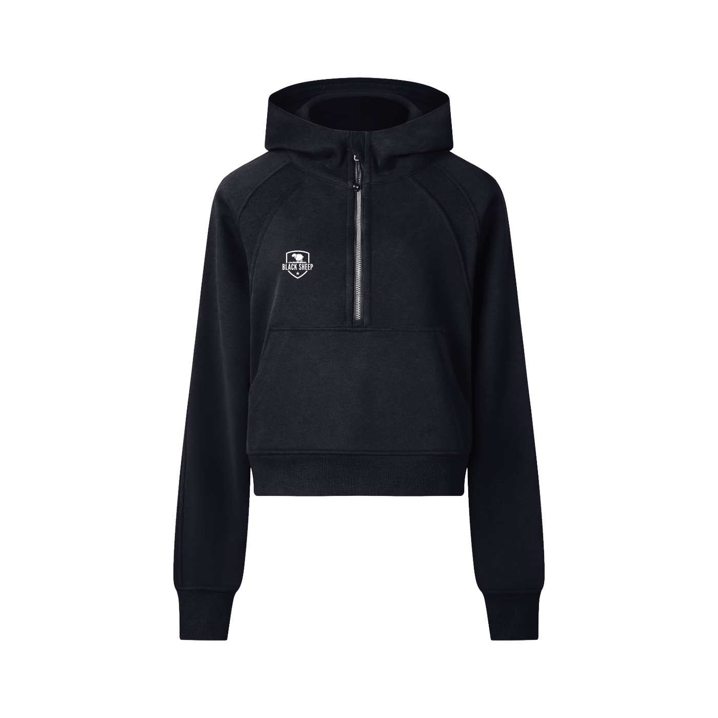 The OG Women's Cropped Half-Zip Hoodie