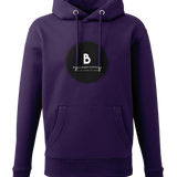 The Black out Logo Hoodie Black