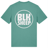 The BSC BLK Sheep Back Print White LOGO Tee
