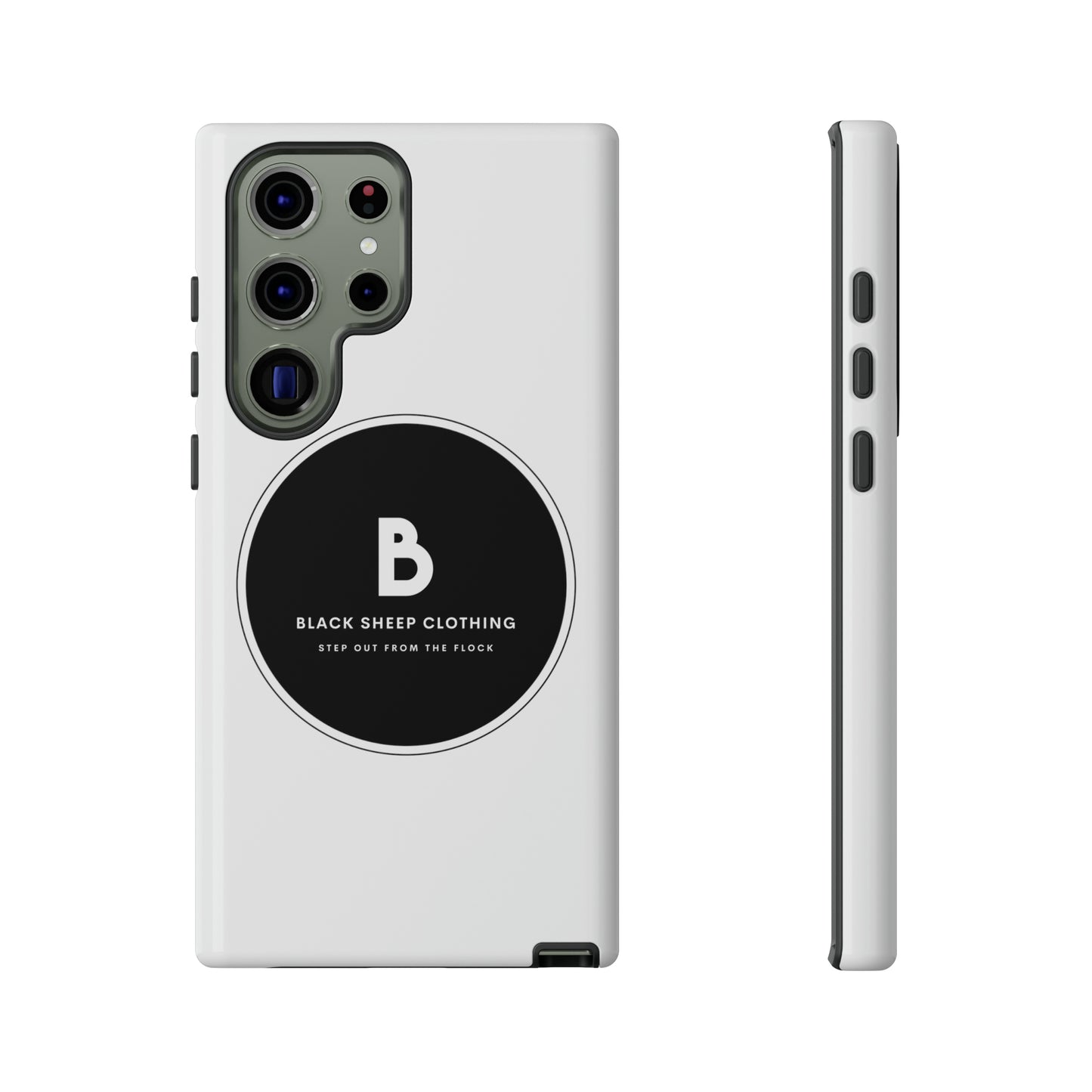 The BSC Black Out Logo Hard Phone case