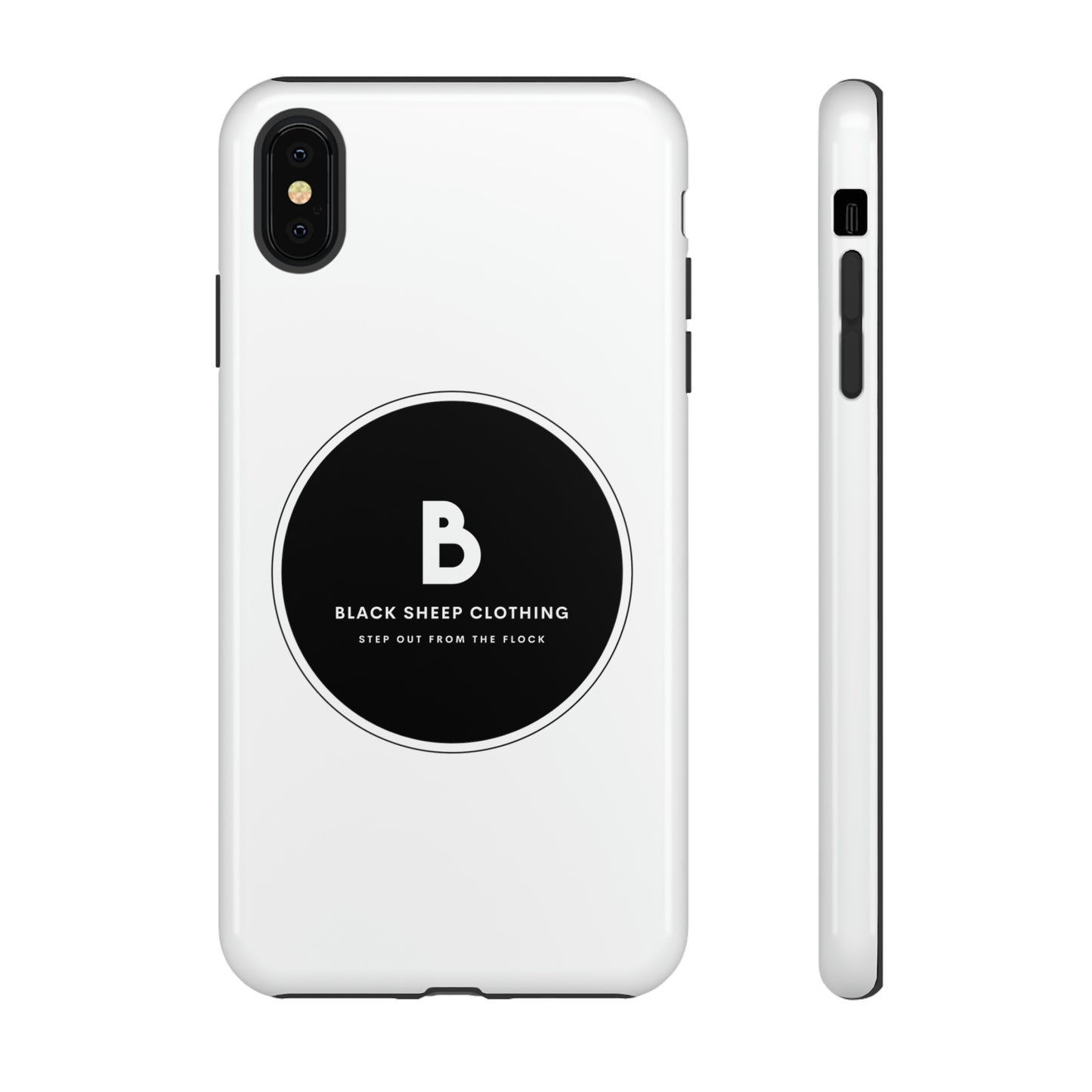 The BSC Black Out Logo Hard Phone case