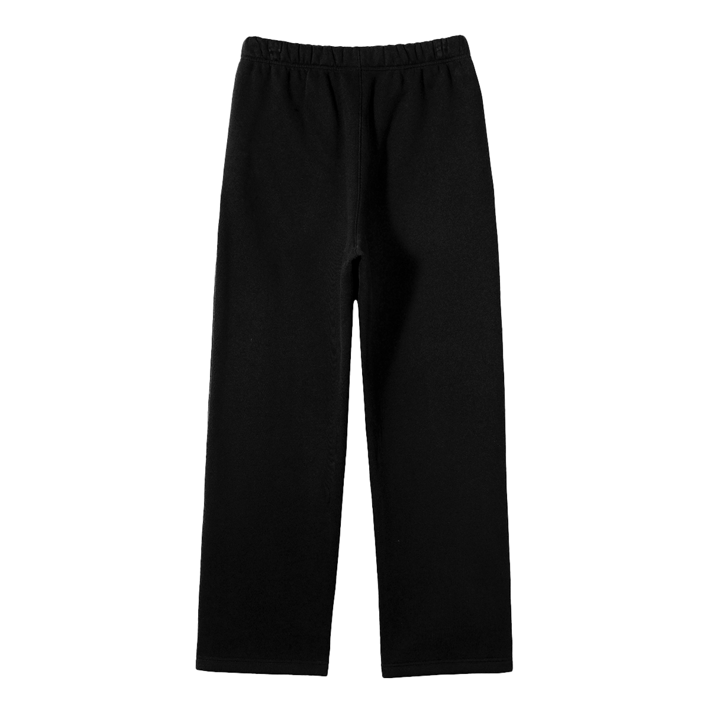 The Signature Fleece Straight Leg Pants in Black