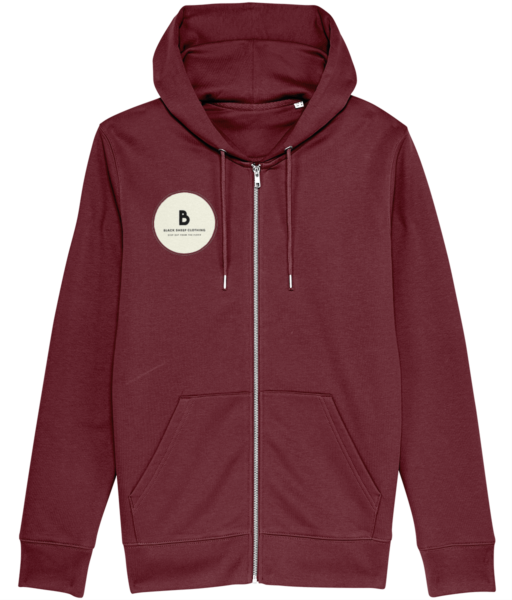 The Original Cream Logo Iconic Zip-Thru Hoodie Sweatshirt