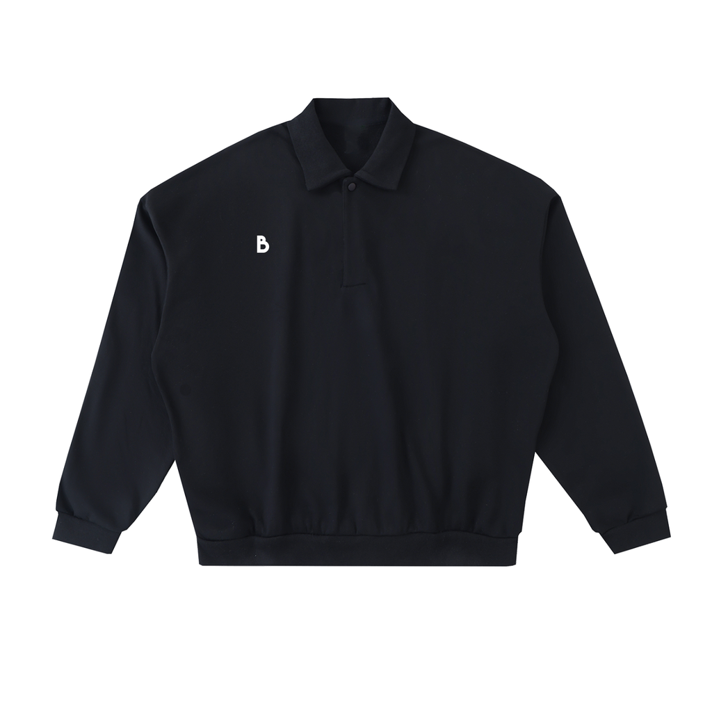 The Signature Heavyweight Fleece Polo Sweatshirt