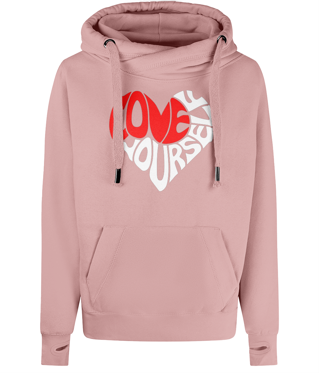 The BSC Adore Cross Neck Hoodie