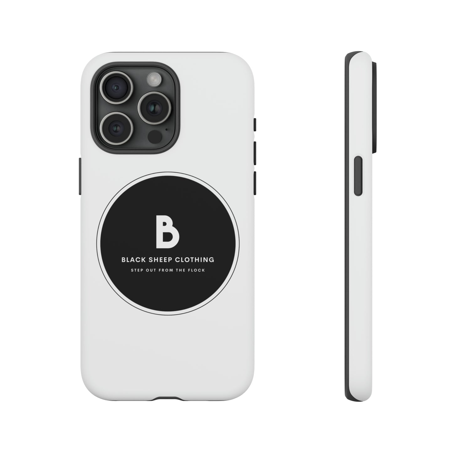 The BSC Black Out Logo Hard Phone case