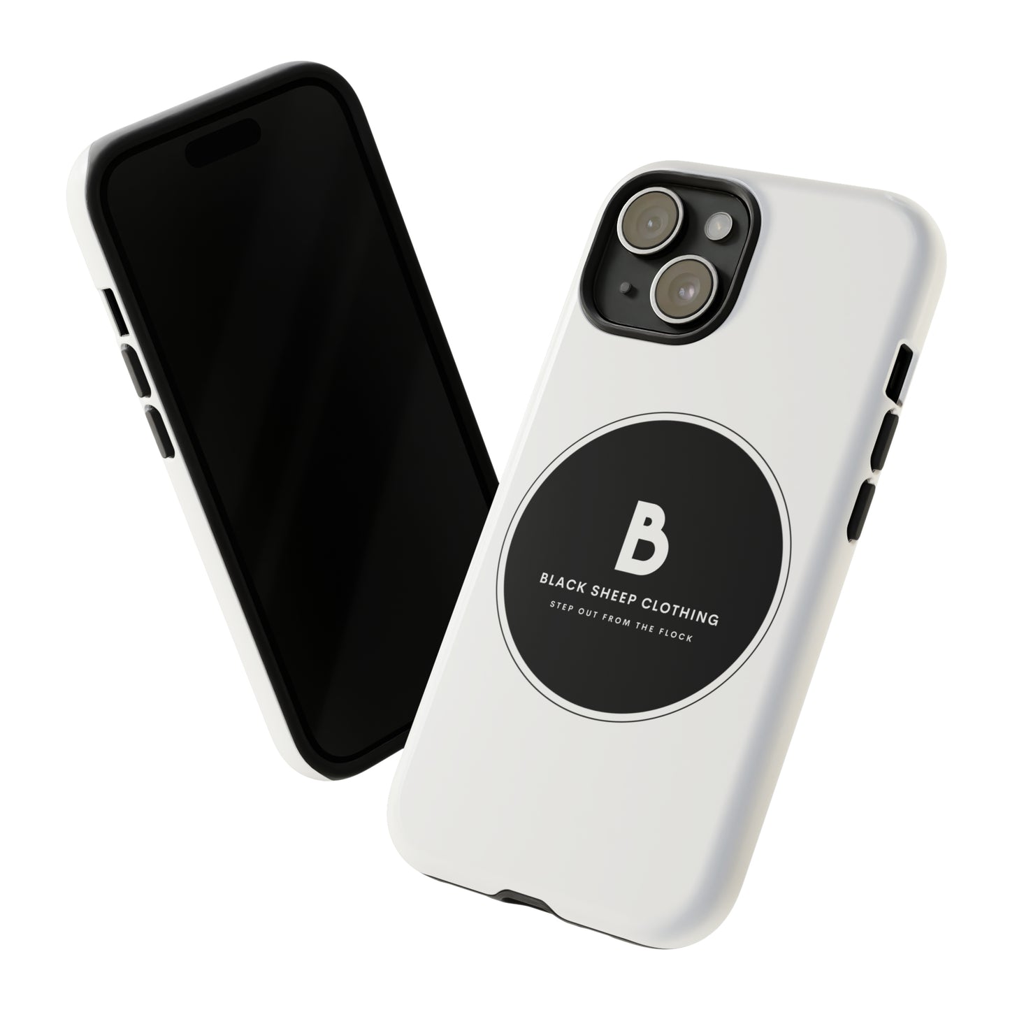 The BSC Black Out Logo Hard Phone case