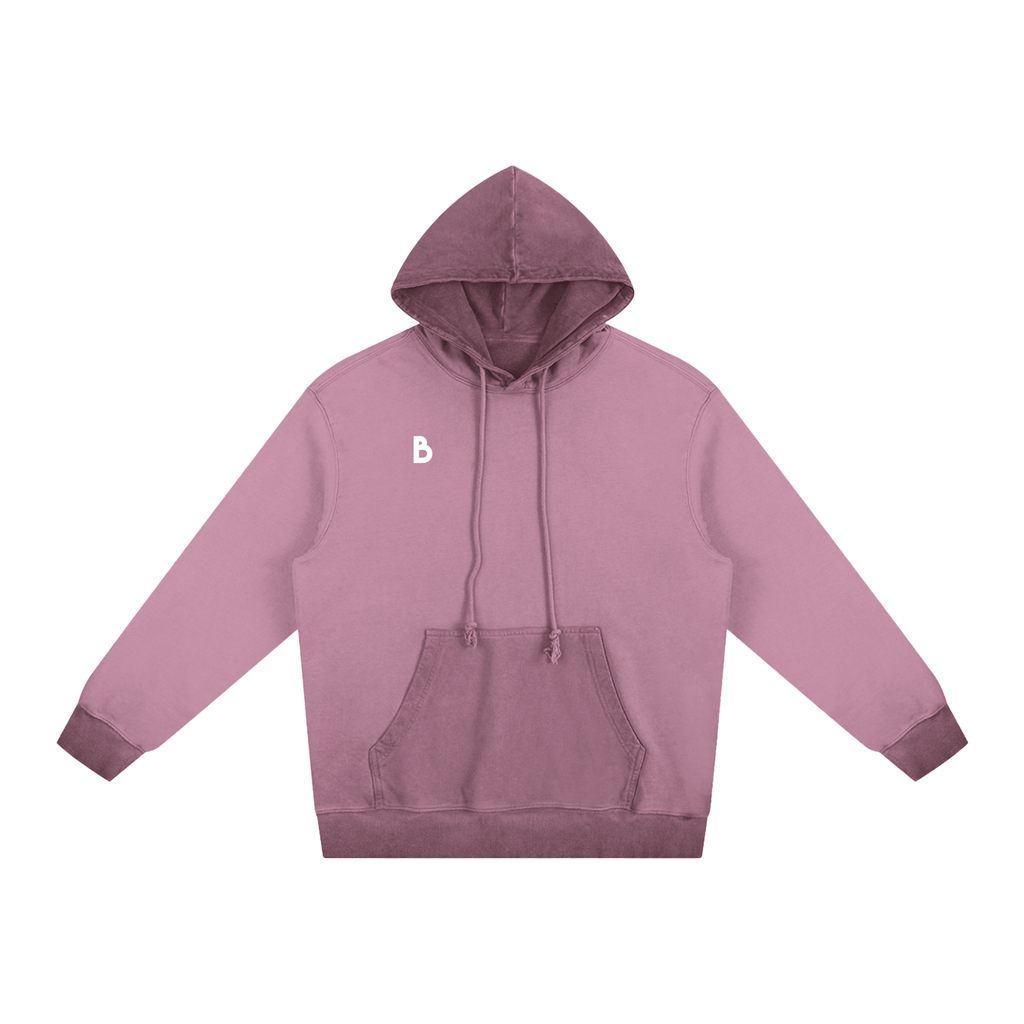 The Signature Ombre Stone Washed Colour pointed Hoodie
