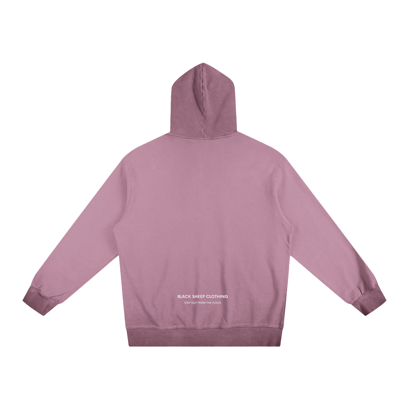 The Signature Ombre Stone Washed Colour pointed Hoodie